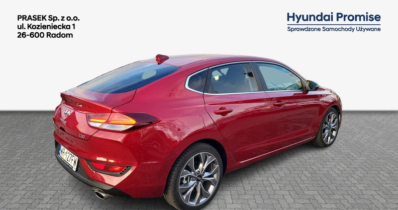 Hyundai I30 cena 112400 przebieg: 11800, rok produkcji 2022 z Czaplinek małe 232